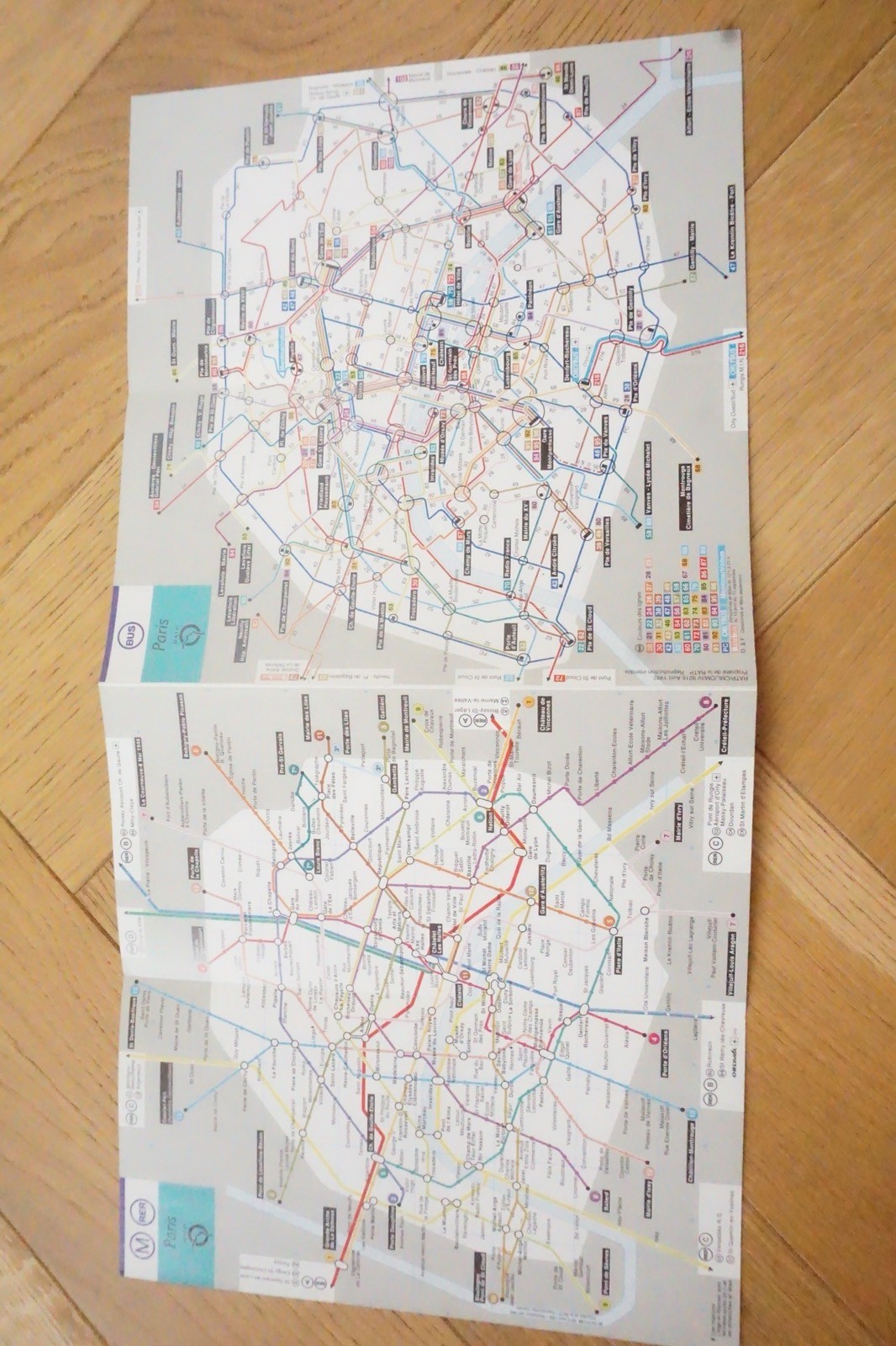 France Francais RAPT SNCF Railway Bus Tram Map Collection Ref B