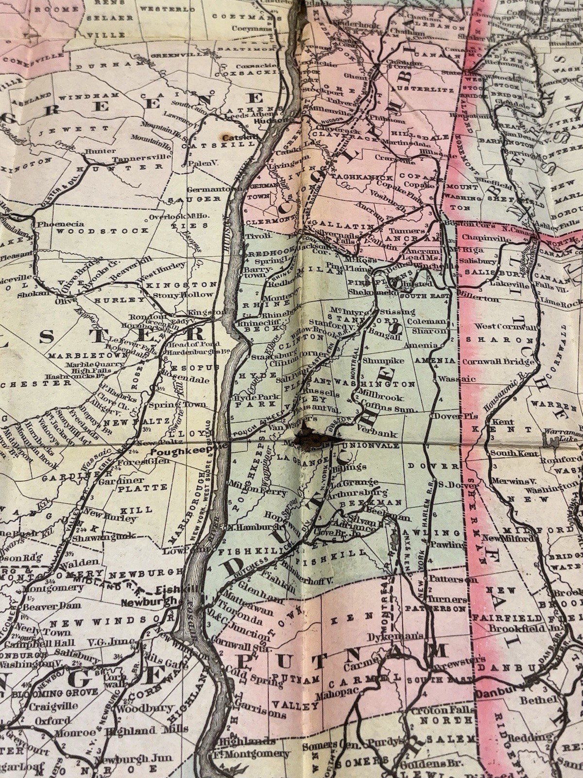 Railroad Collectibles Coltons Rail Road Map NY Canada 1883 & Romance Of Railway