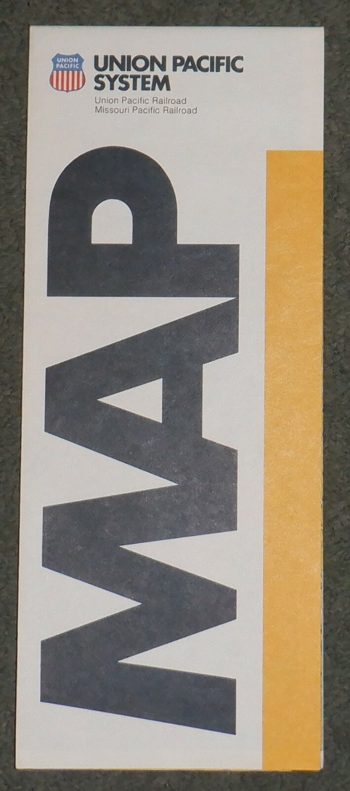 Union Pacific Railroad 1984 System Map