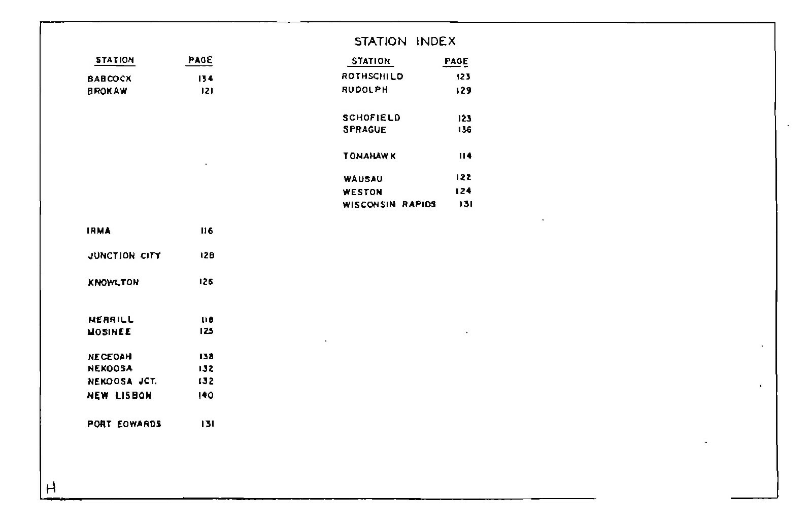 Milwaukee Road CMStP&P 1982 Northern Division Condensed Profile PDF Pages on DVD