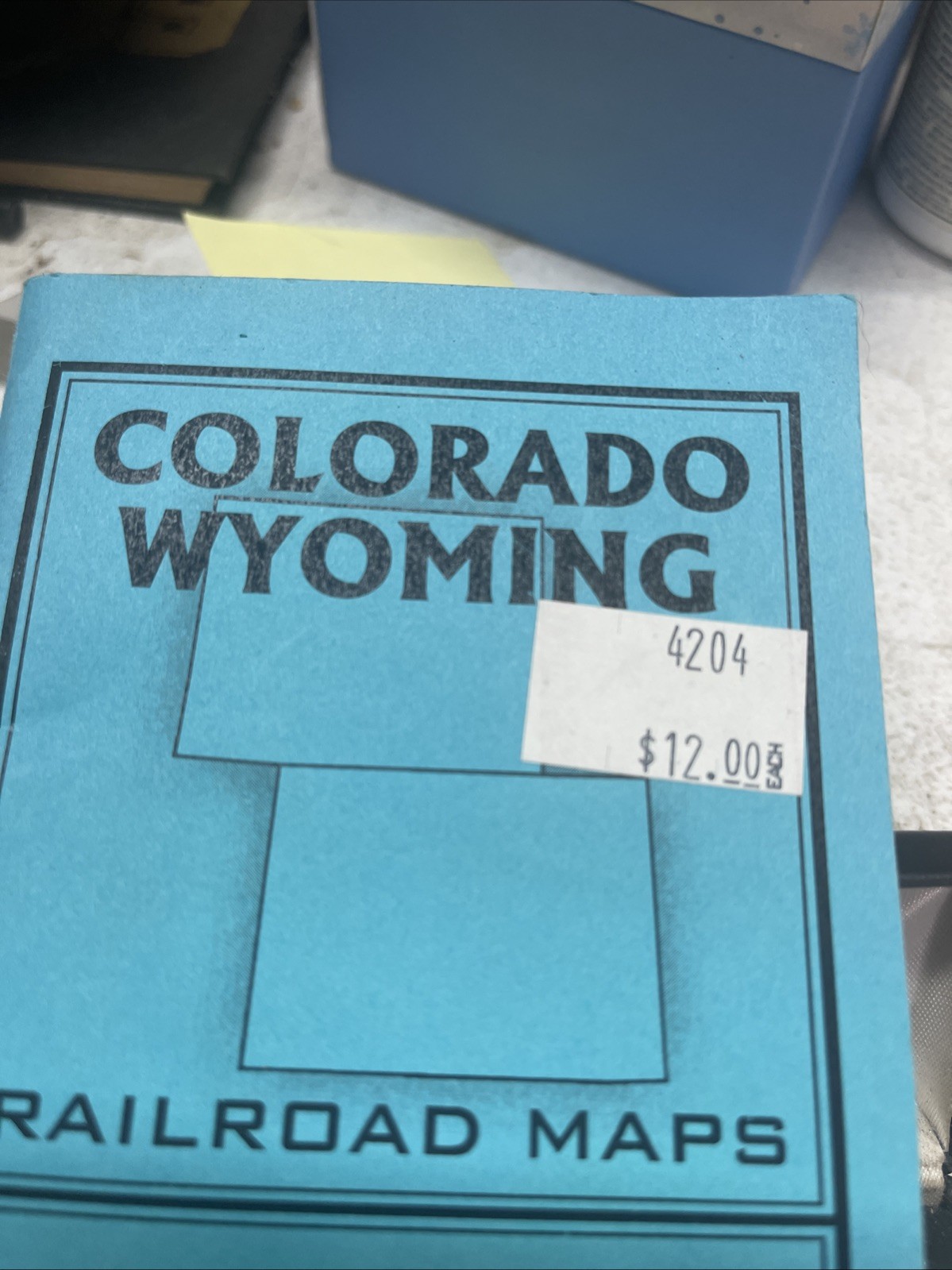 RARE Colorado Wyoming RAILROAD MAPS BNSF UNION PACIFIC