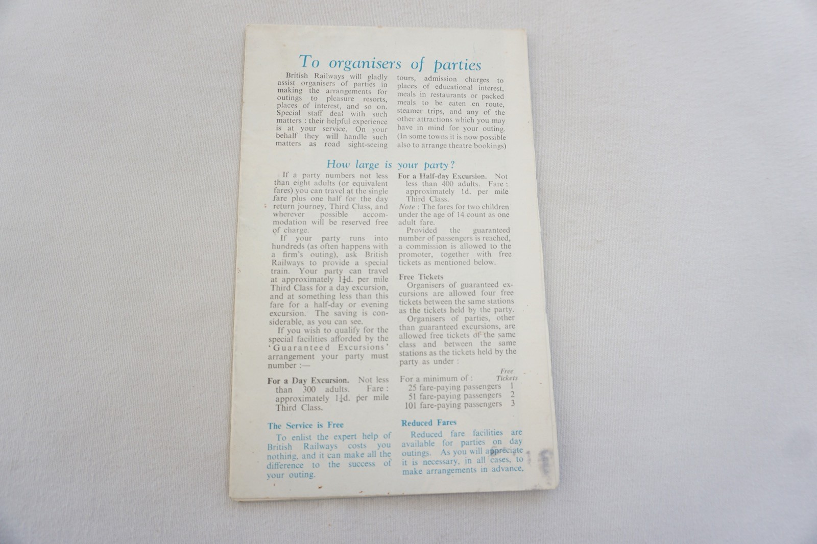 1952 British Rail Passenger Travel Facilities & Network Railway Map Coronation