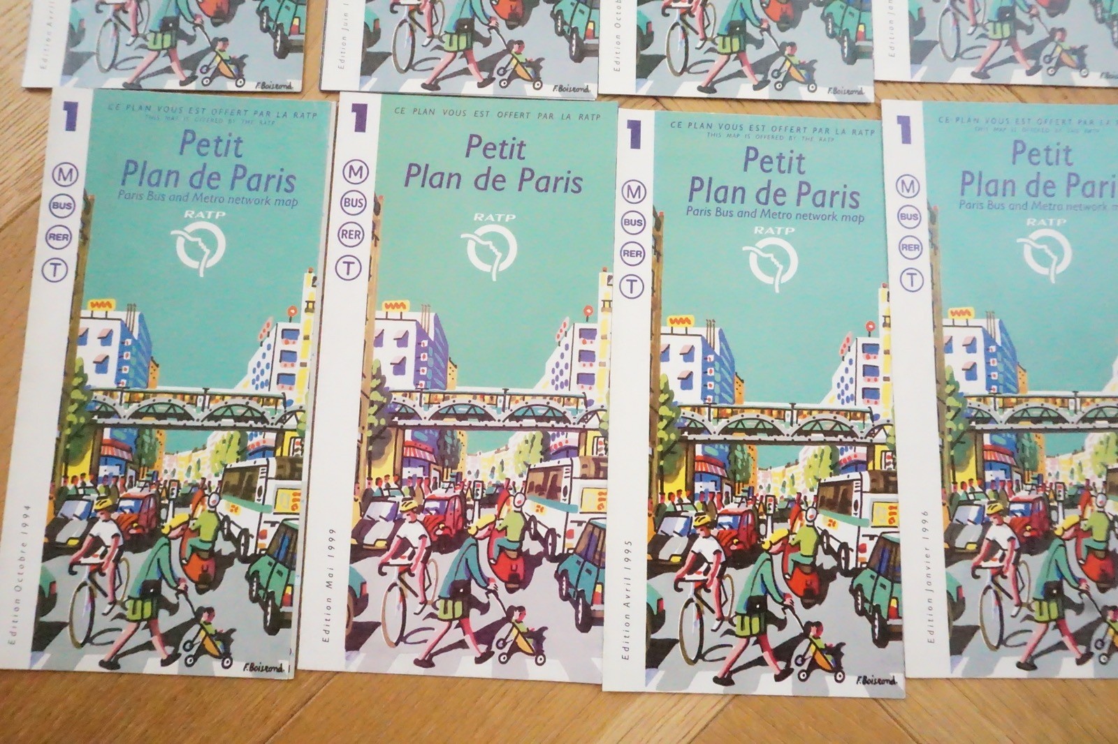France Francais RAPT SNCF Railway Bus Tram Map Collection Ref B