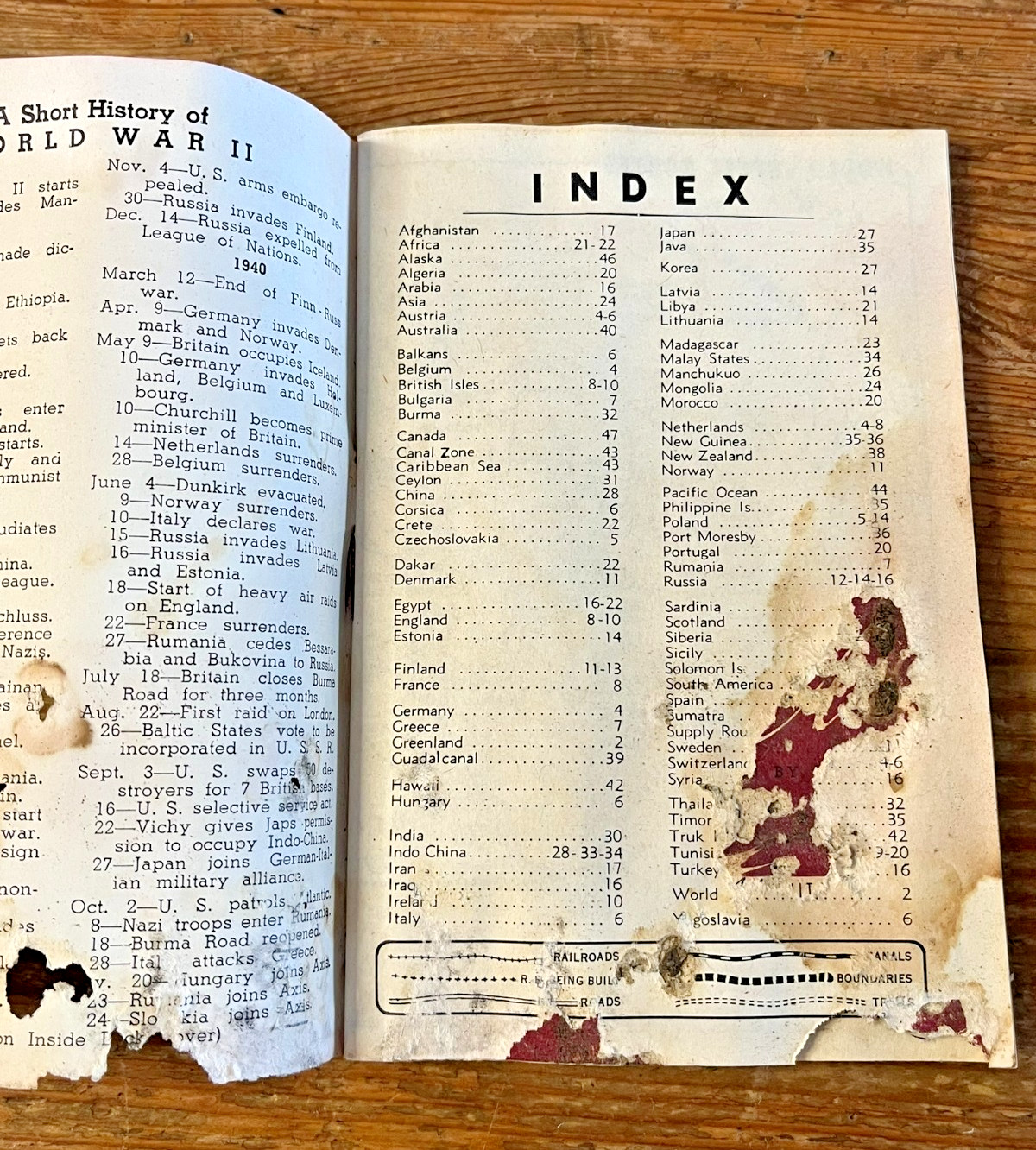 Vintage Norfolk And Western Railway Radio Listener’s Atlas Booklet N&R Railroad