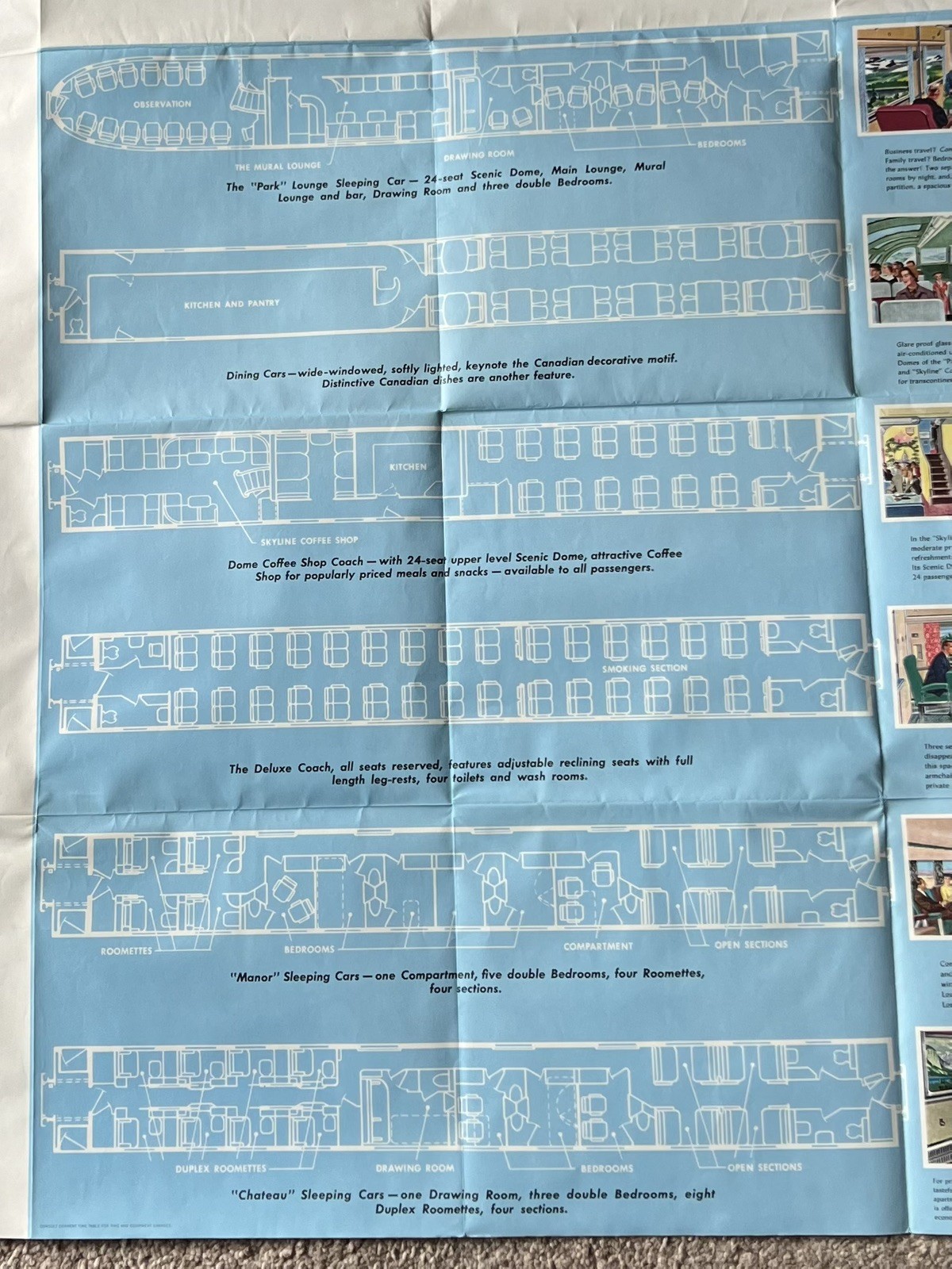 Canadian Pacific (CP) All Services Map 1969 – Foldout Map