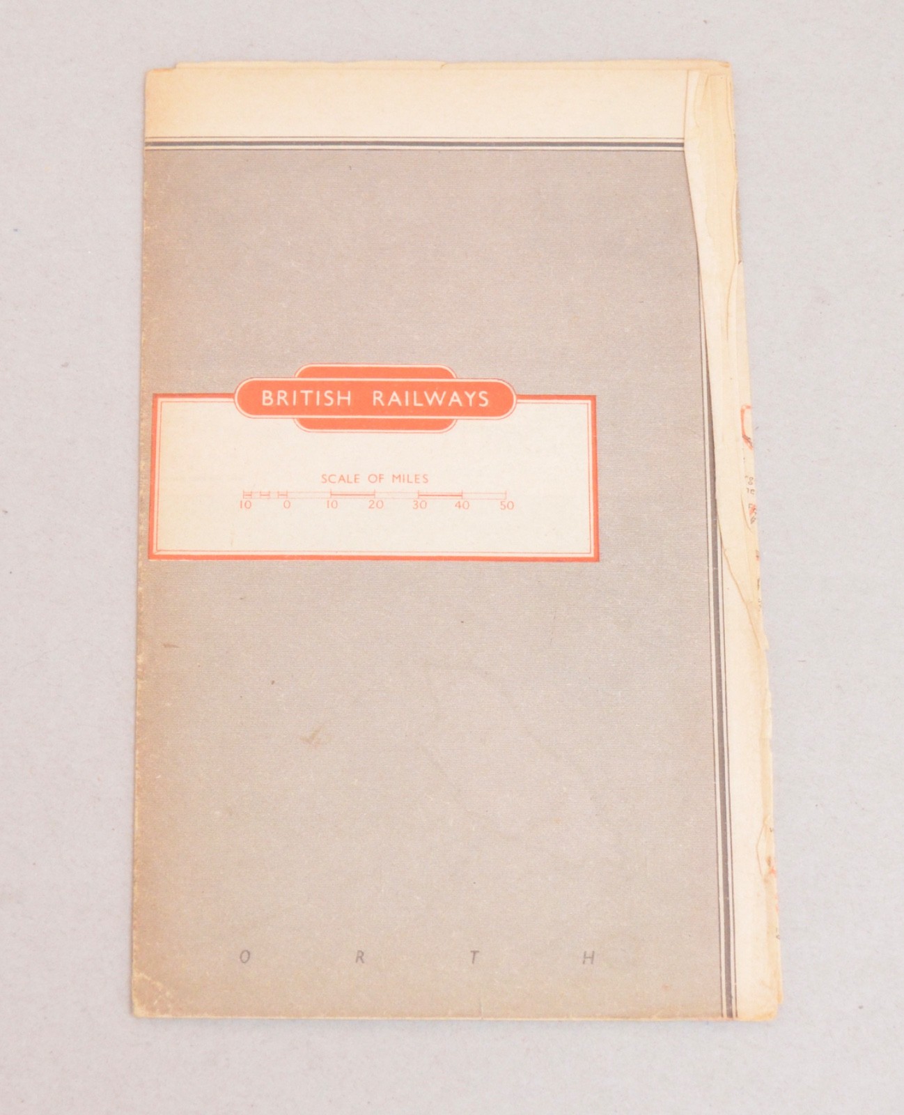 Railway Pocket Map British Railways 1959