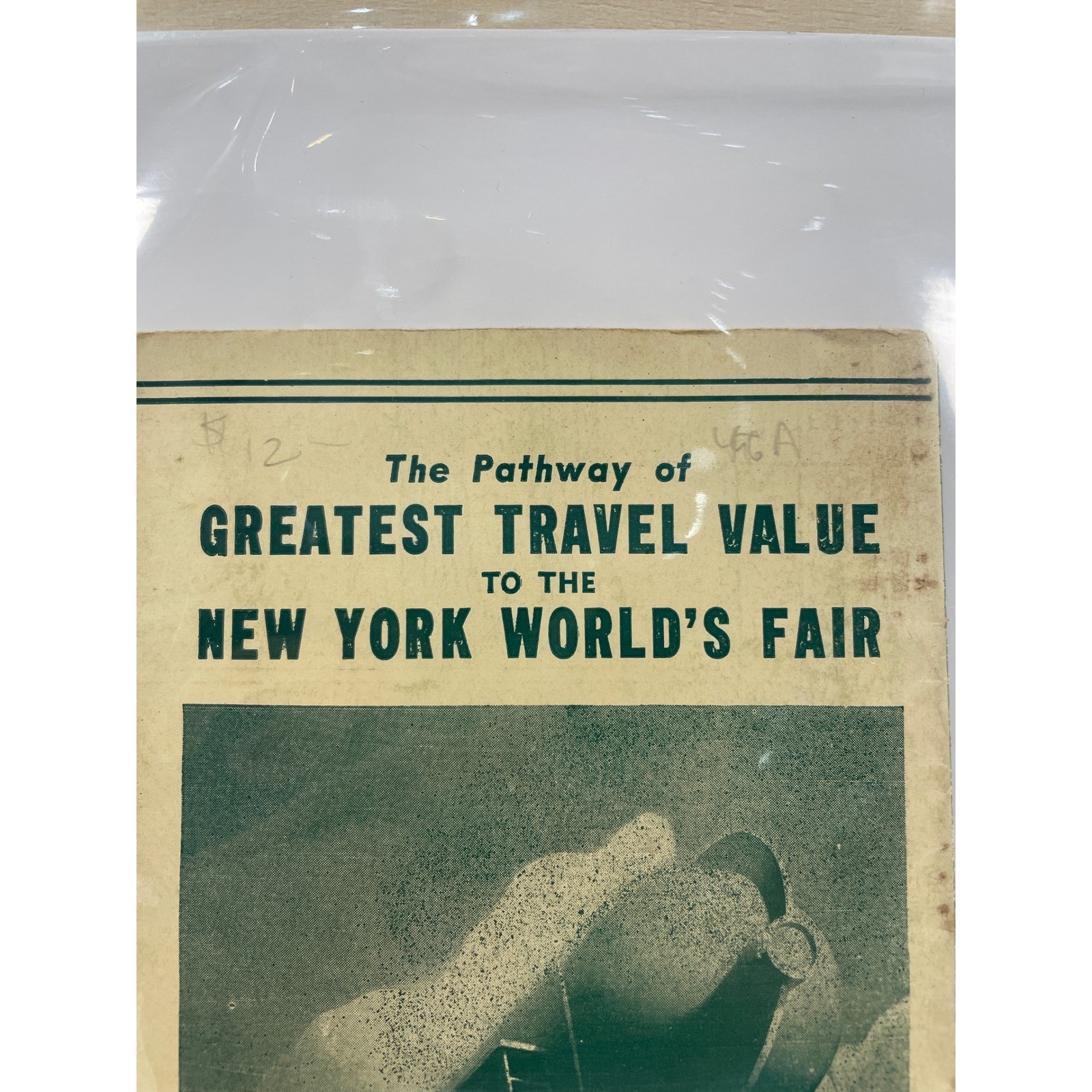 1940 New York World’s Fair Map Local Transit New York Central System Brochure