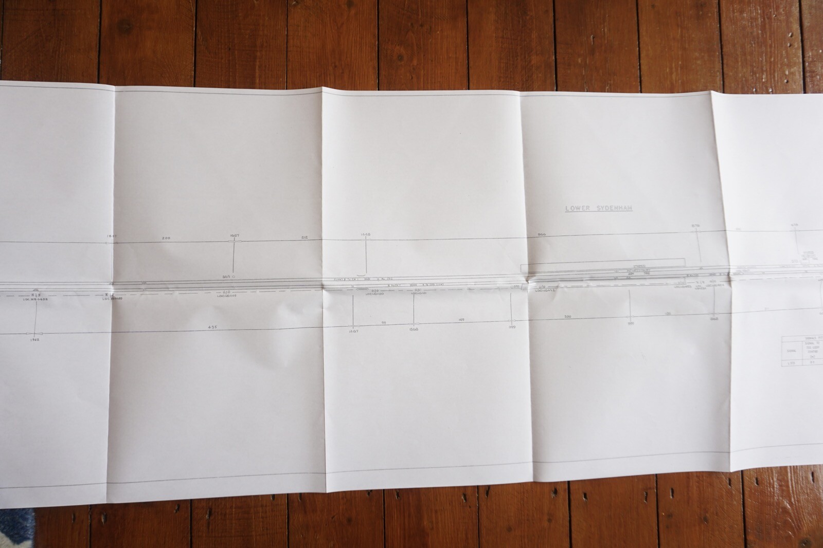 1983 London Bridge New Beckenham British Rail Railway Track Plan Map