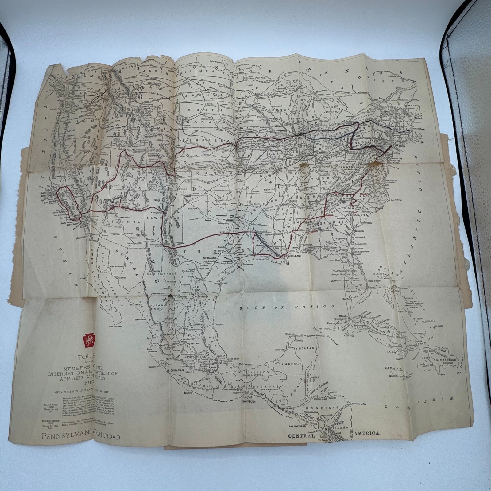 1912 International Congress Applied Chemistry Colorado Photos and Railroad Map