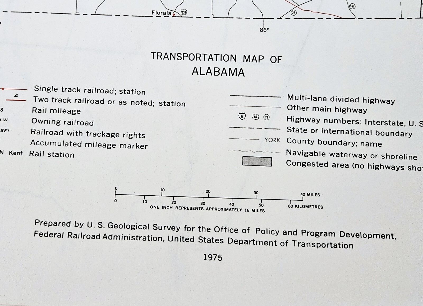 1975 US States Transportation Maps Set of 82 Fed Railroad Administration 22 x 17