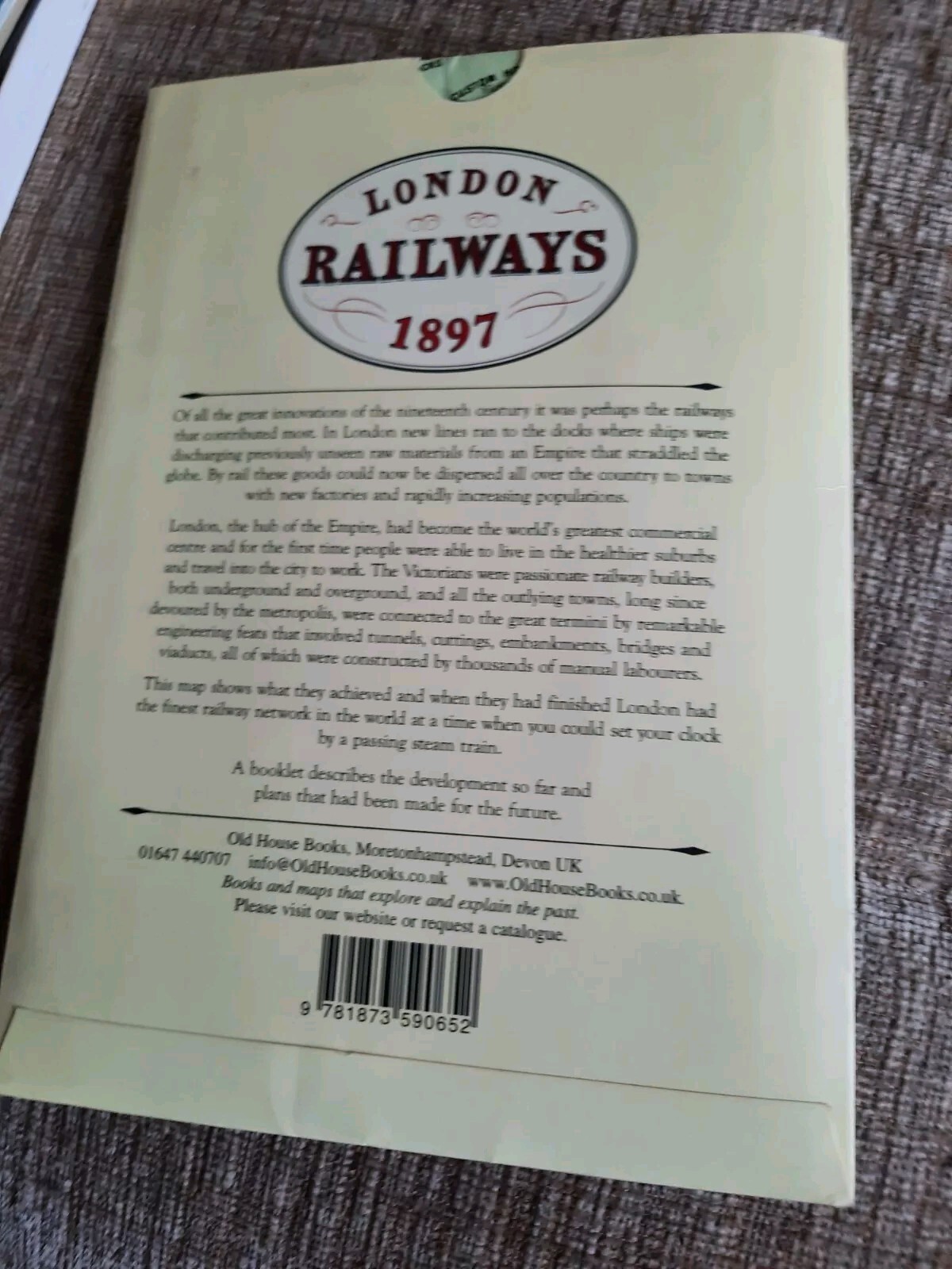 London Railways Map 1897 – Never Used. So Bargain For Someone Else. Ideal 🎁