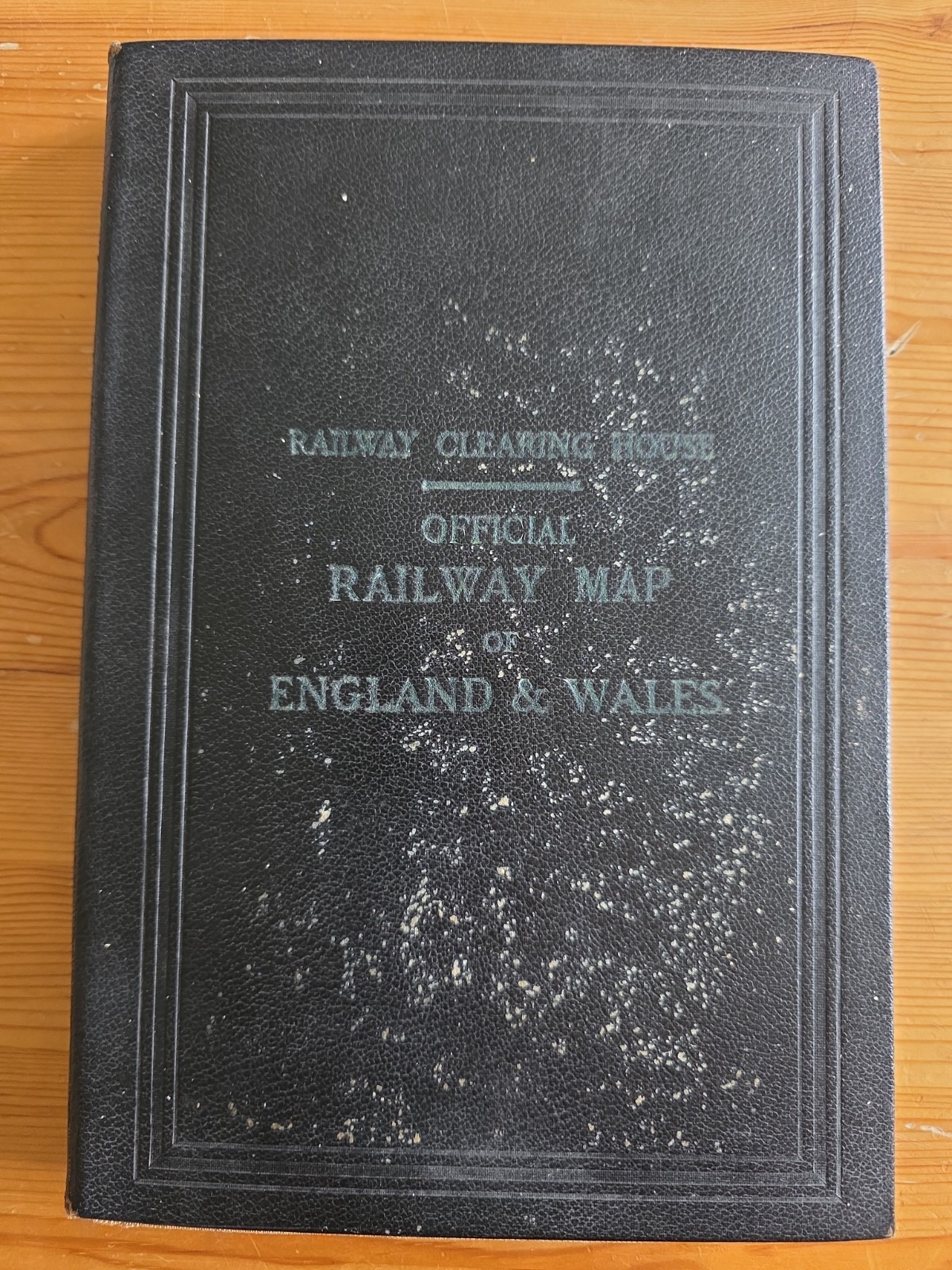 1947 Railway Clearing House Railway Official Map Of Great Britain And Wales