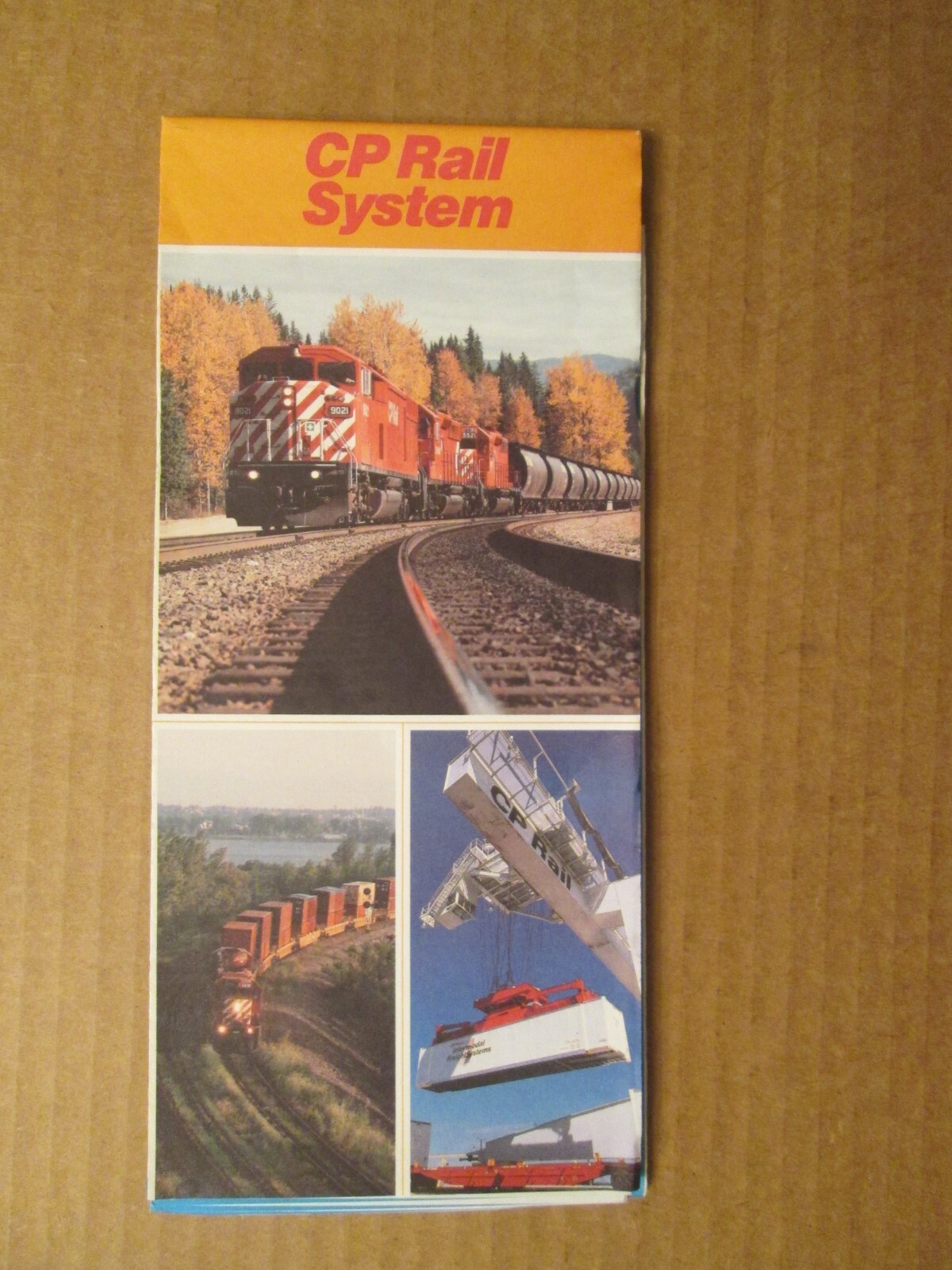 Canadian Pacific CP Rail System Map 1992
