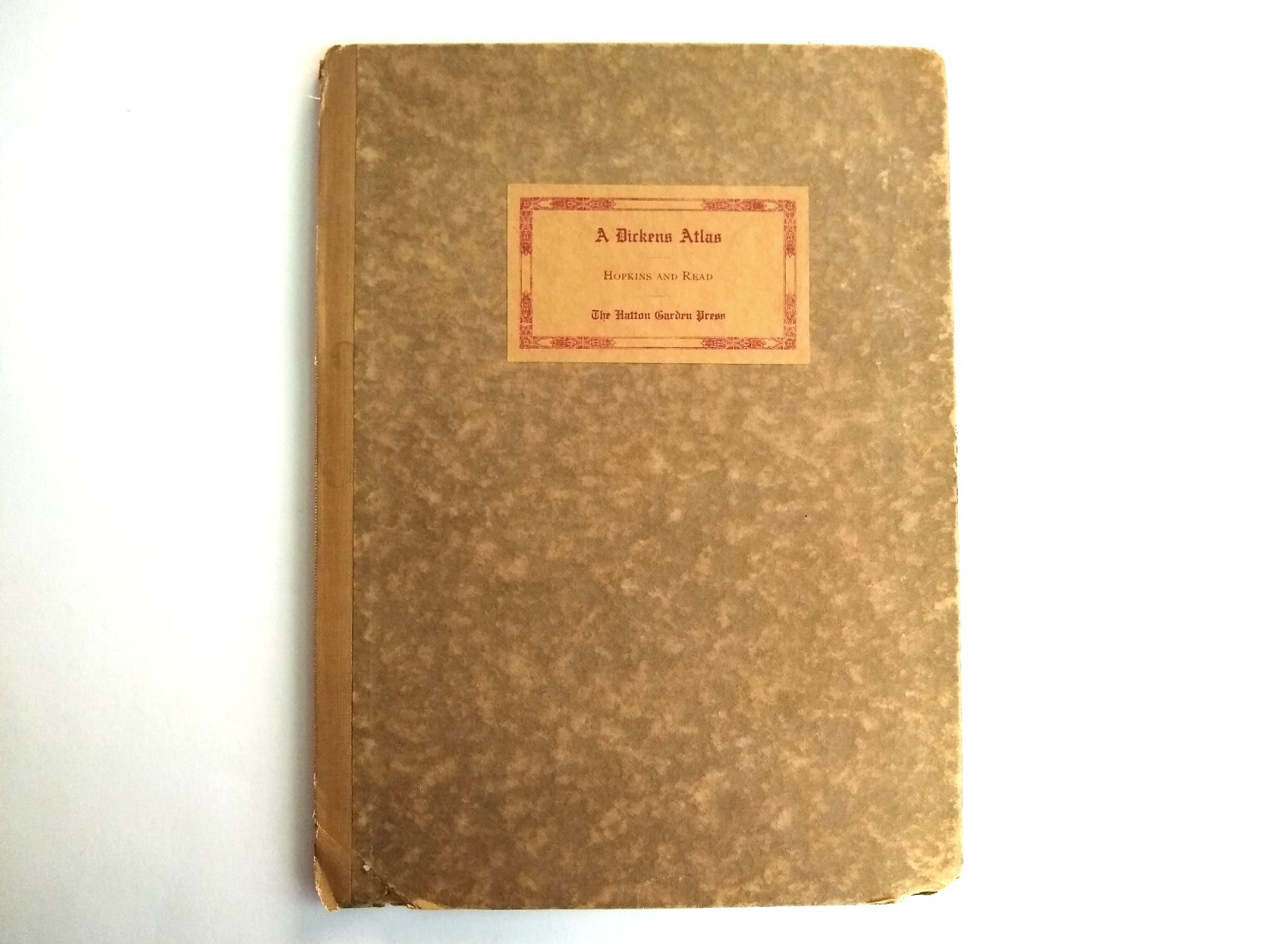 1923 A Dickens Atlas Hopkins and Read by The Hatton Garden Press with Maps