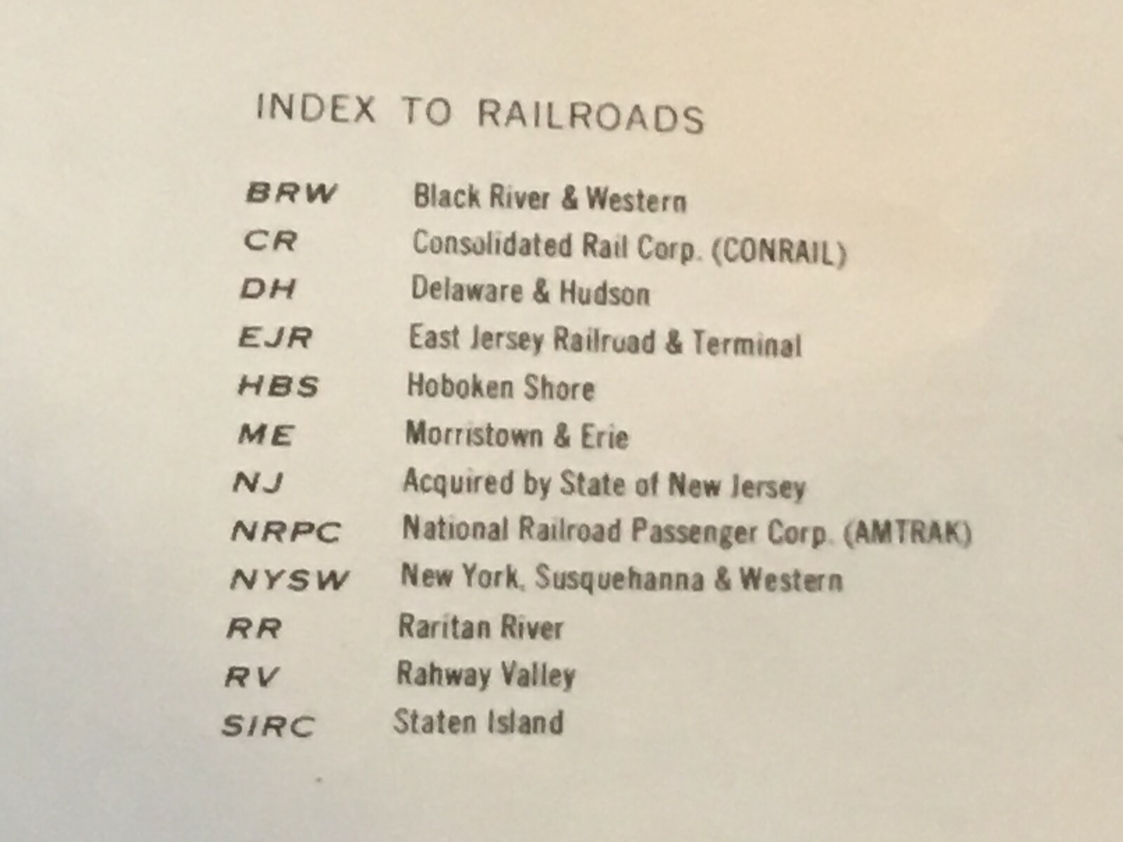 Vintage 1976 New Jersey Transportation Map●Federal Railroad Adminstrat’n●11″x17″