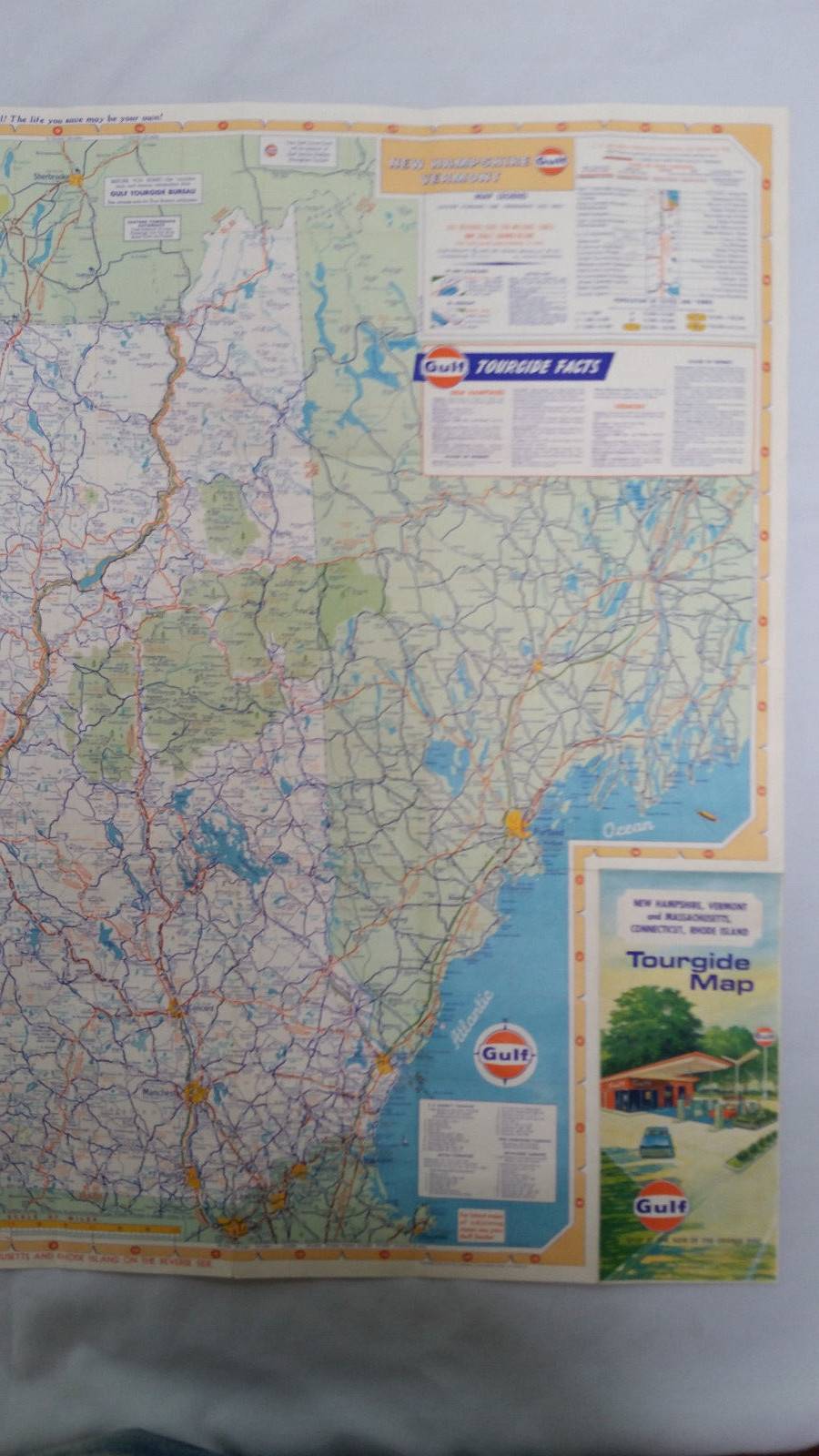 Guide Map of New England