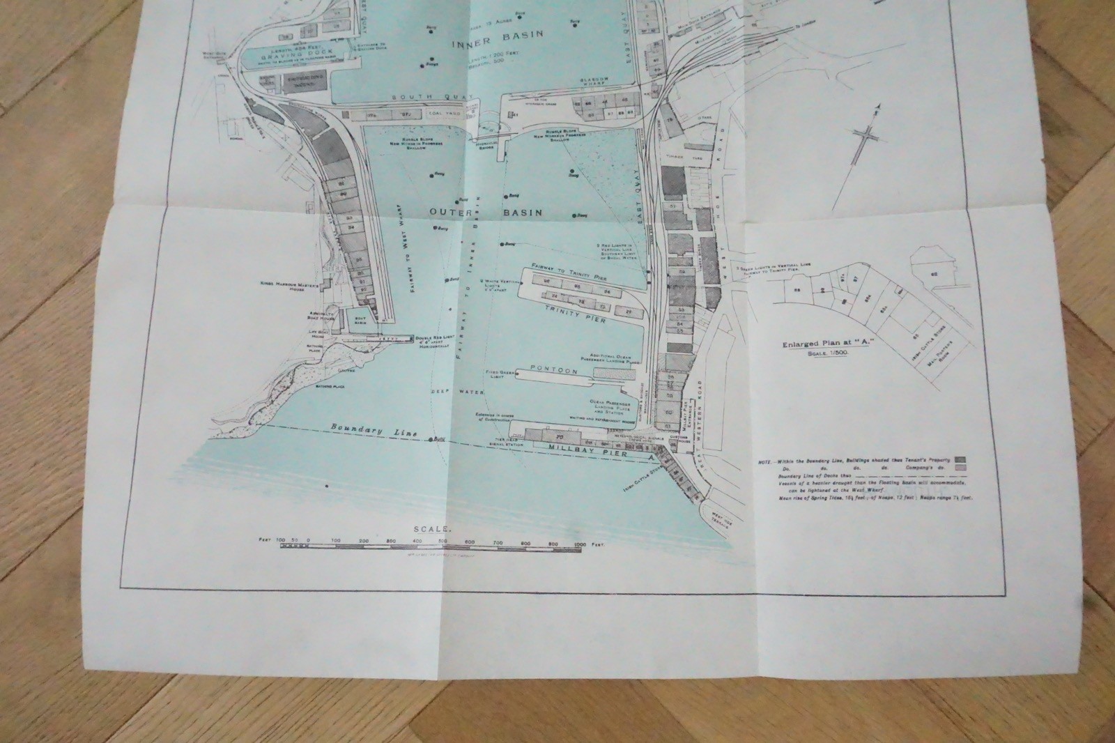 1928 GWR Plymouth Docks Railway Map