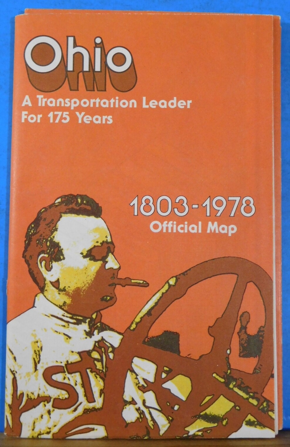 Map Ohio Transportation Map Lot of (2) 1975 1978