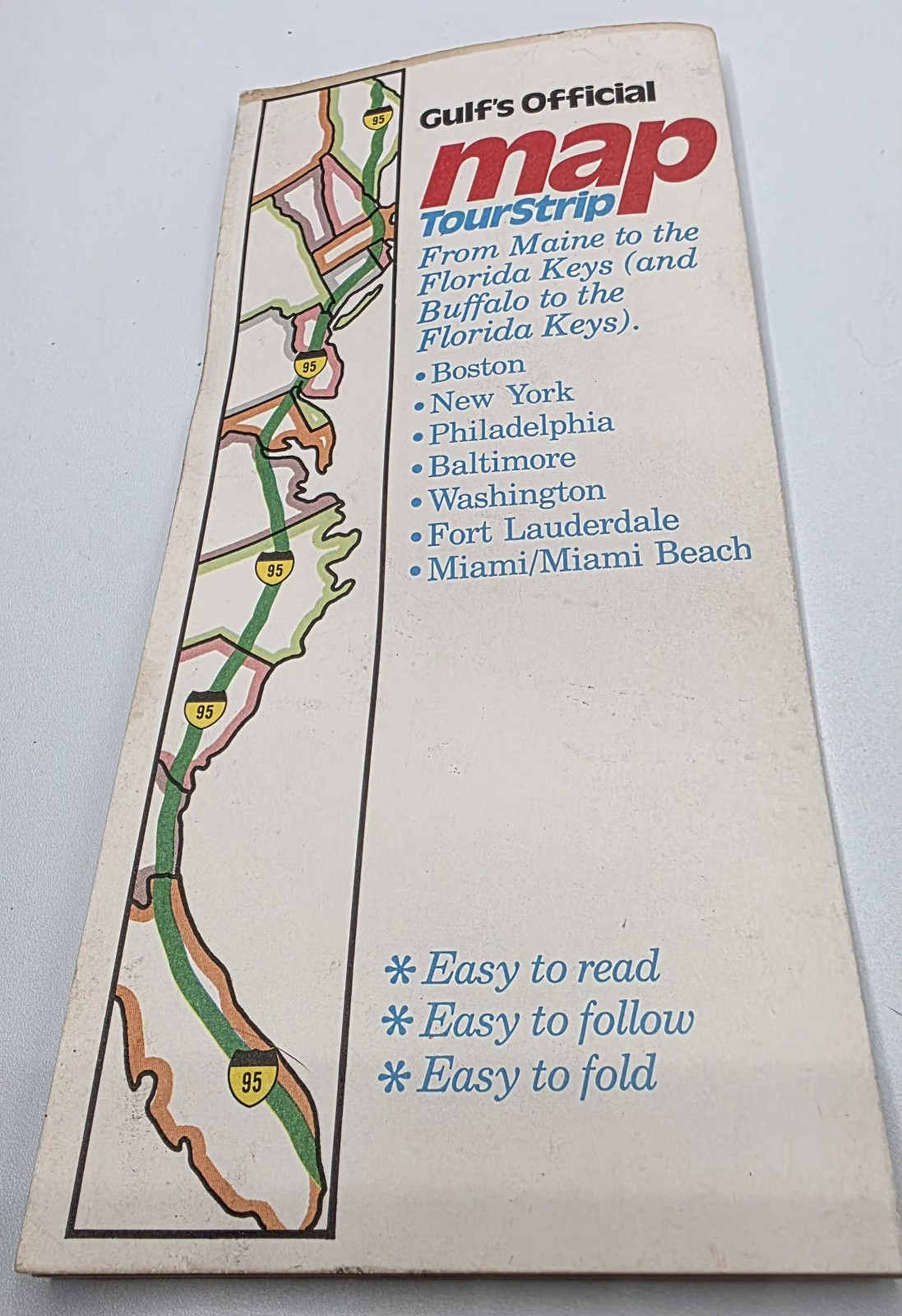 Vintage Rand McNally Road Atlas Map – New York, New Jersey, Connecticut