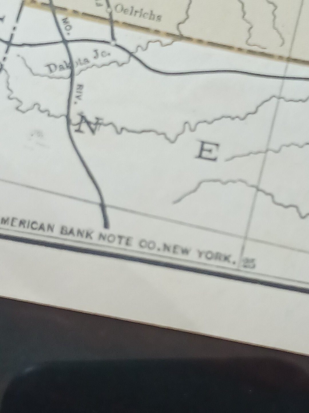 1890 Antique Railway Map Minnesota Dakota ALL Railroad Lines Train Depots 9″x11″