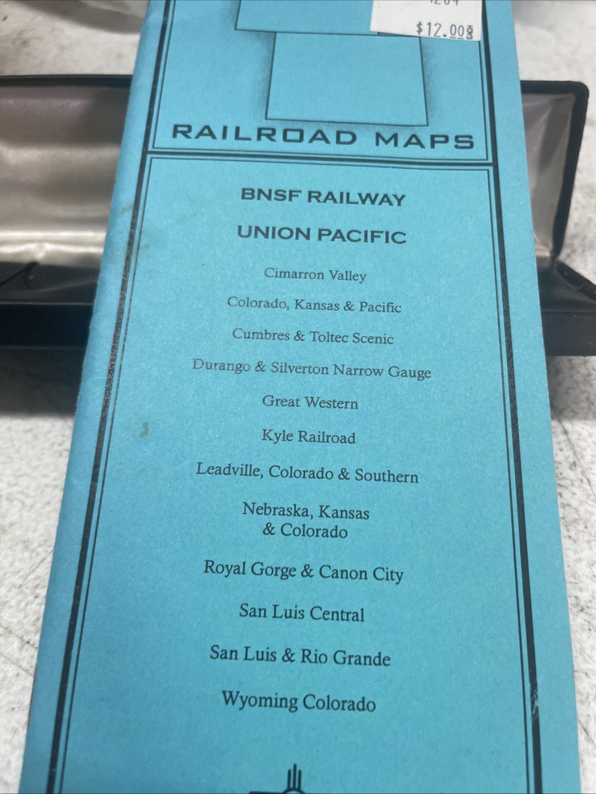 RARE Colorado Wyoming RAILROAD MAPS BNSF UNION PACIFIC