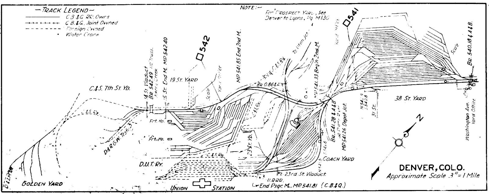 Burlington Northern 1973 Yard Diagrams – PDF Pages on DVD