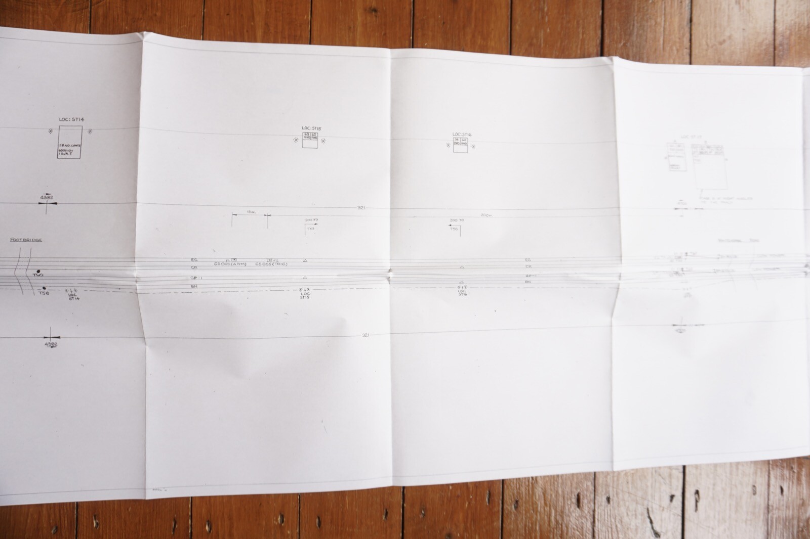 1984 Three Bridges Selhurst British Rail Railway Track Plan Map Southern Region