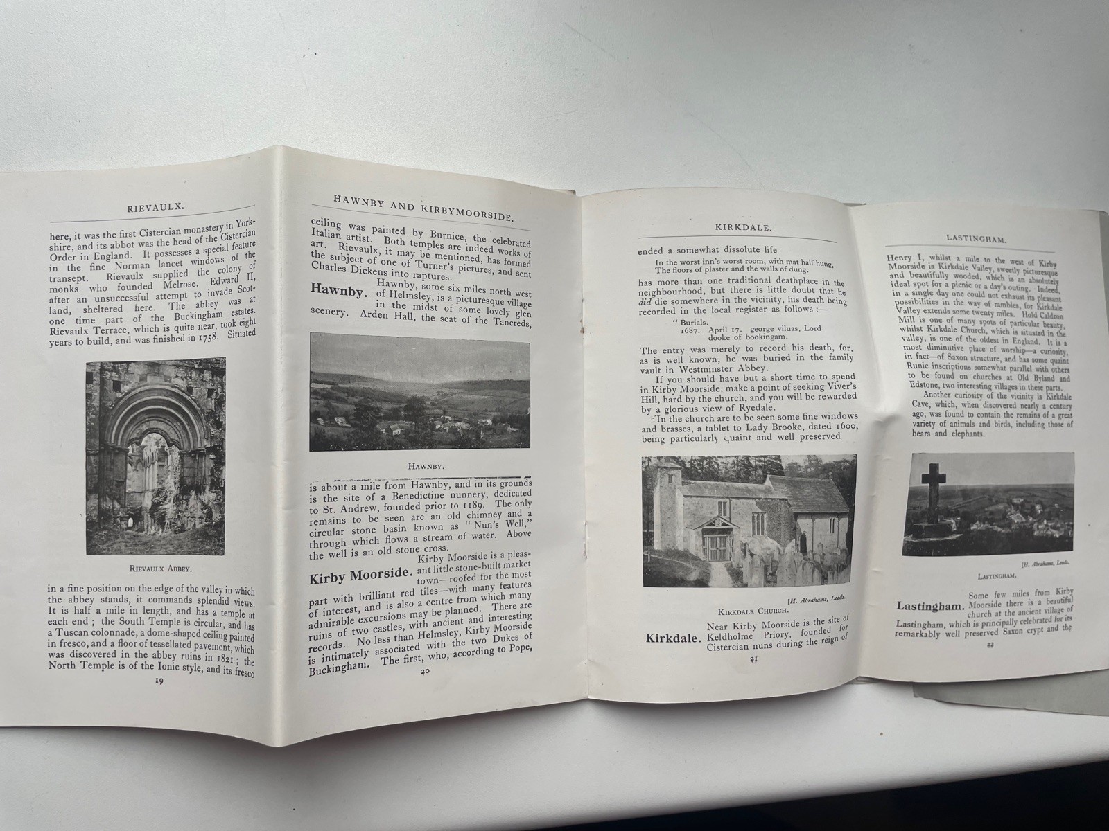 1920s LNER Holiday Series guide to York and the Dales and Moor – book and map