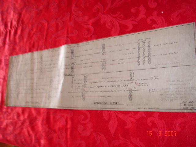 LVRR – Conety’s Curve – Falling Springs – Barndoor Curve – 1921