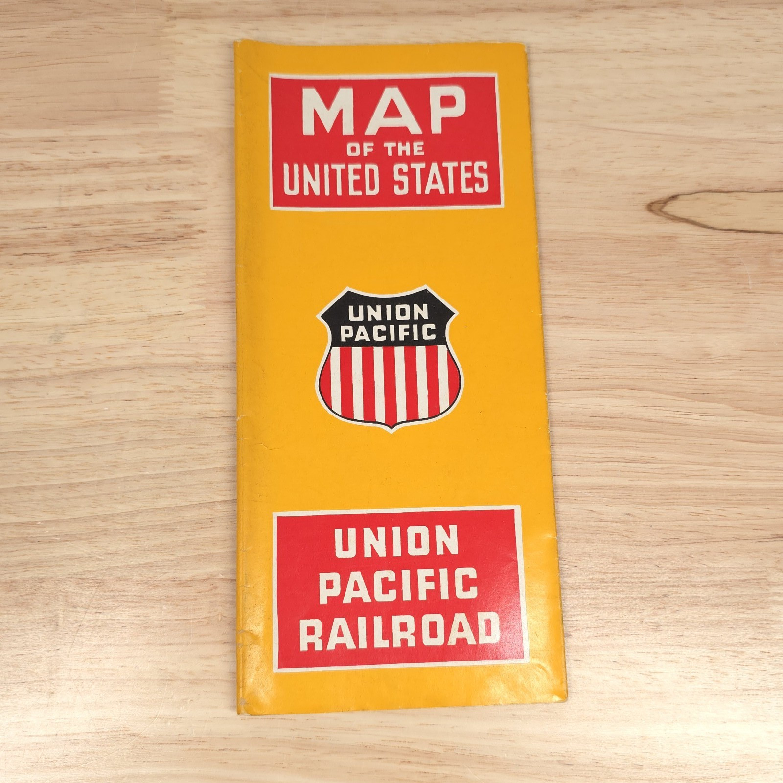 1947 Union Pacific Railroad Map of the United States System Route Map Travel