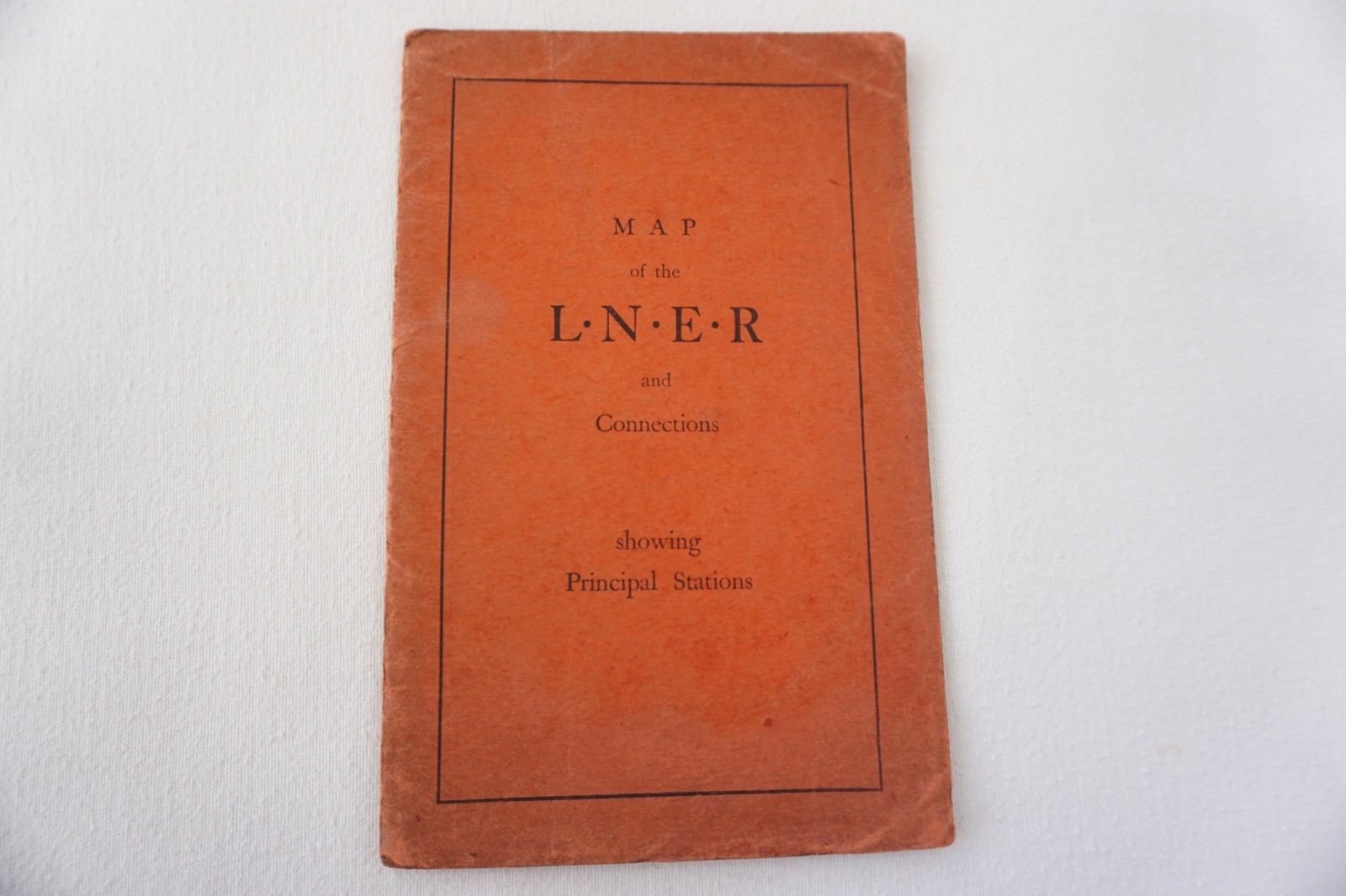 c1925 LNER London & Connecting Railways Map LNER Pocket Map