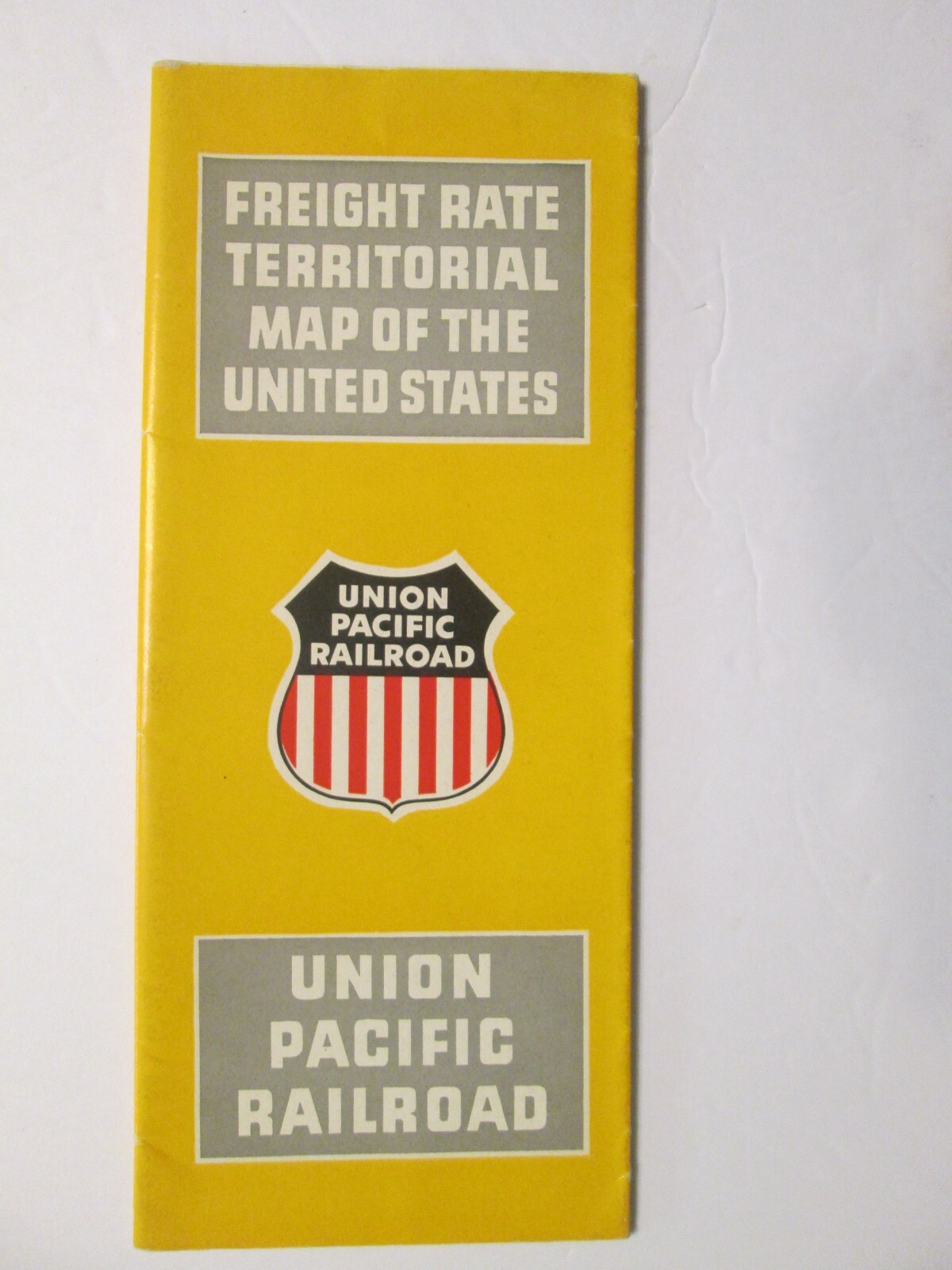 Union Pacific Railroad Territorial Map of the United States 1952