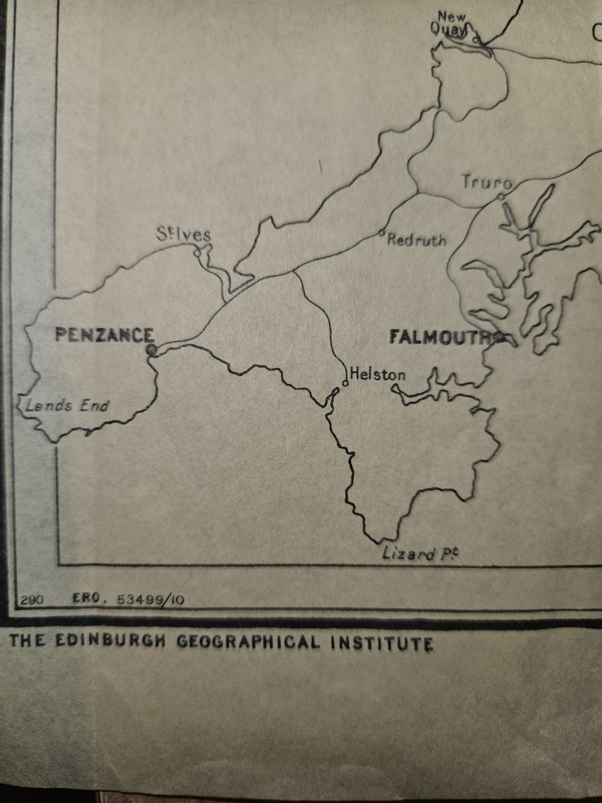 c1949 LMS England & Wales Railway Map