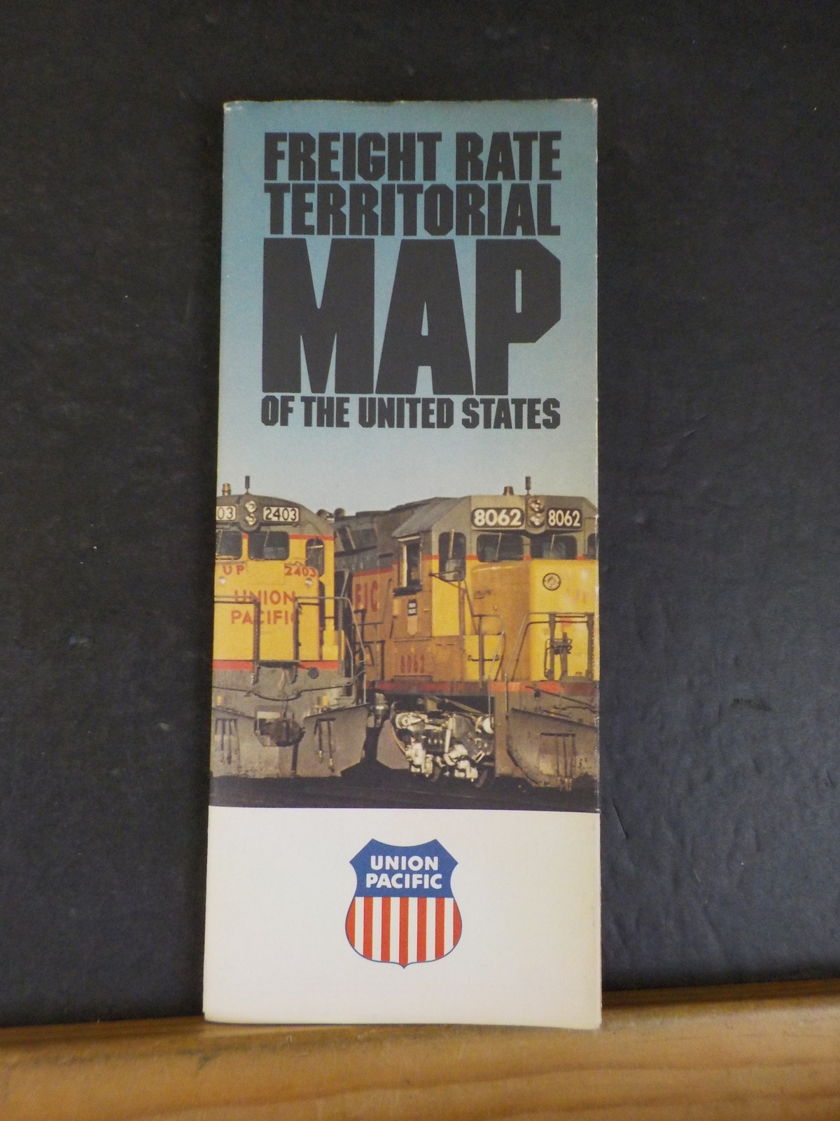 Map Union Pacific Railroad 1979 Freight Rate Territorial Map Of the United State