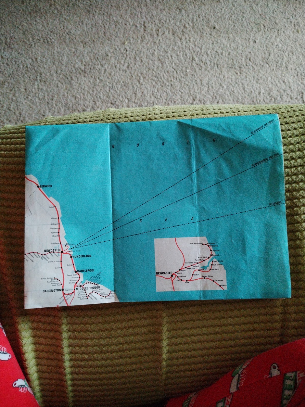 British Rail Passenger Network Map 1979-1980
