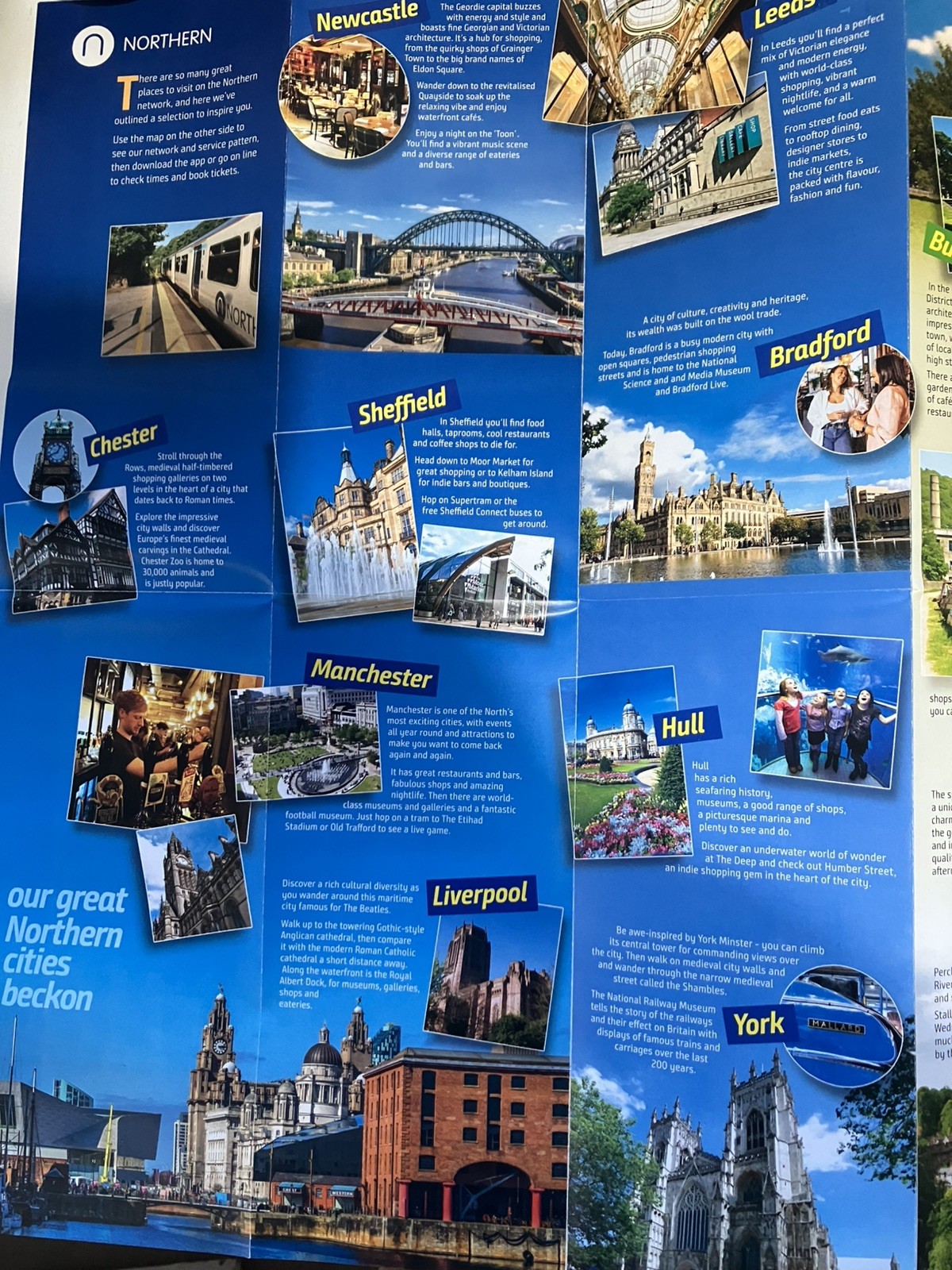 Northern Rail network map and guide December 2025