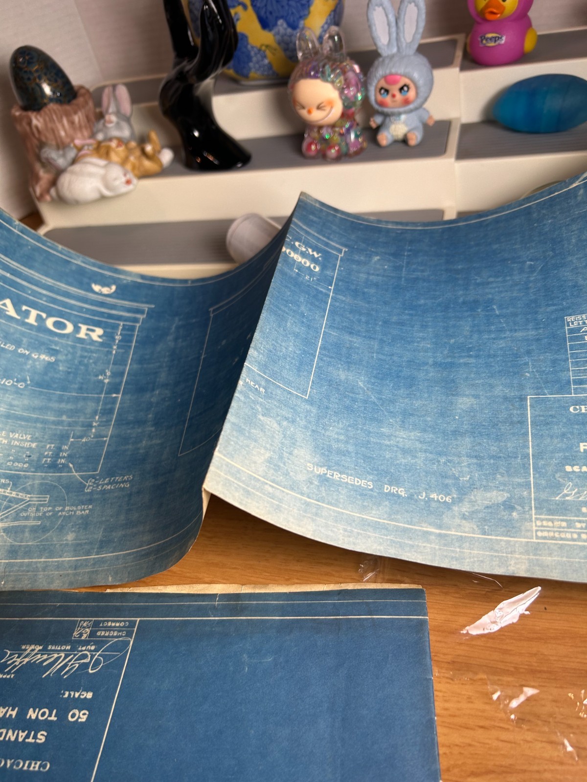 CHICAGO GREAT WESTERN RAILROAD LOCOMOTIVE LETTERING ORIG 1910 BLUEPRINT DATA