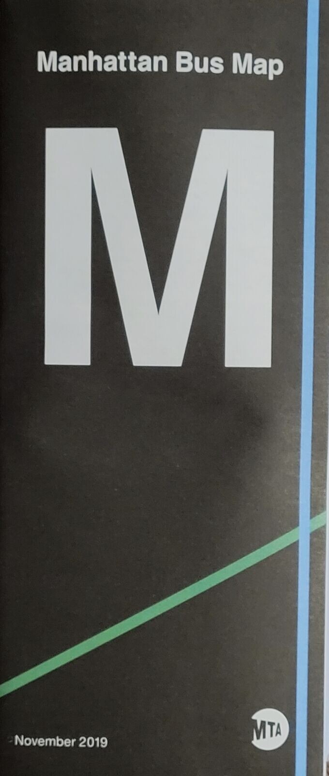 Current New York MTA NYC Subway Train & LIRR Map + Manhattan Bus Map Combo Set