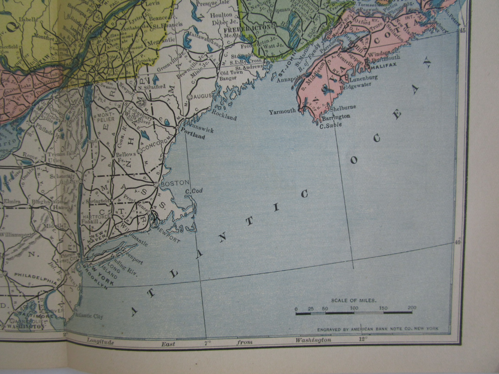 2 CANADA DATED 1904 Poor’s Manual Railroad Maps. EASTERN + WESTERN Sections