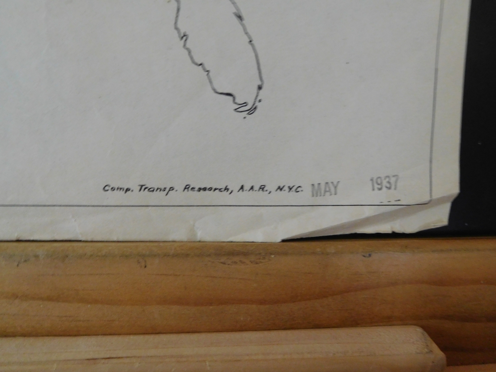 Map Trunk Pipe Lines in the United States May 1937