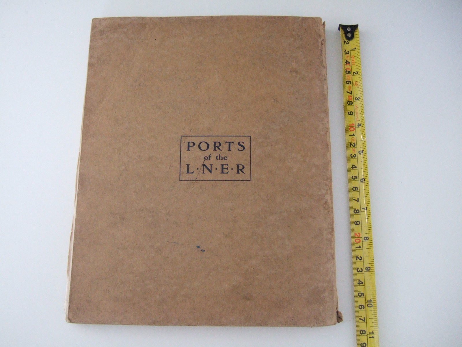 1928 Ports of the LNER Book. 9 Fold-Out Dock Plans, Map, Steamships, Dock sizes.