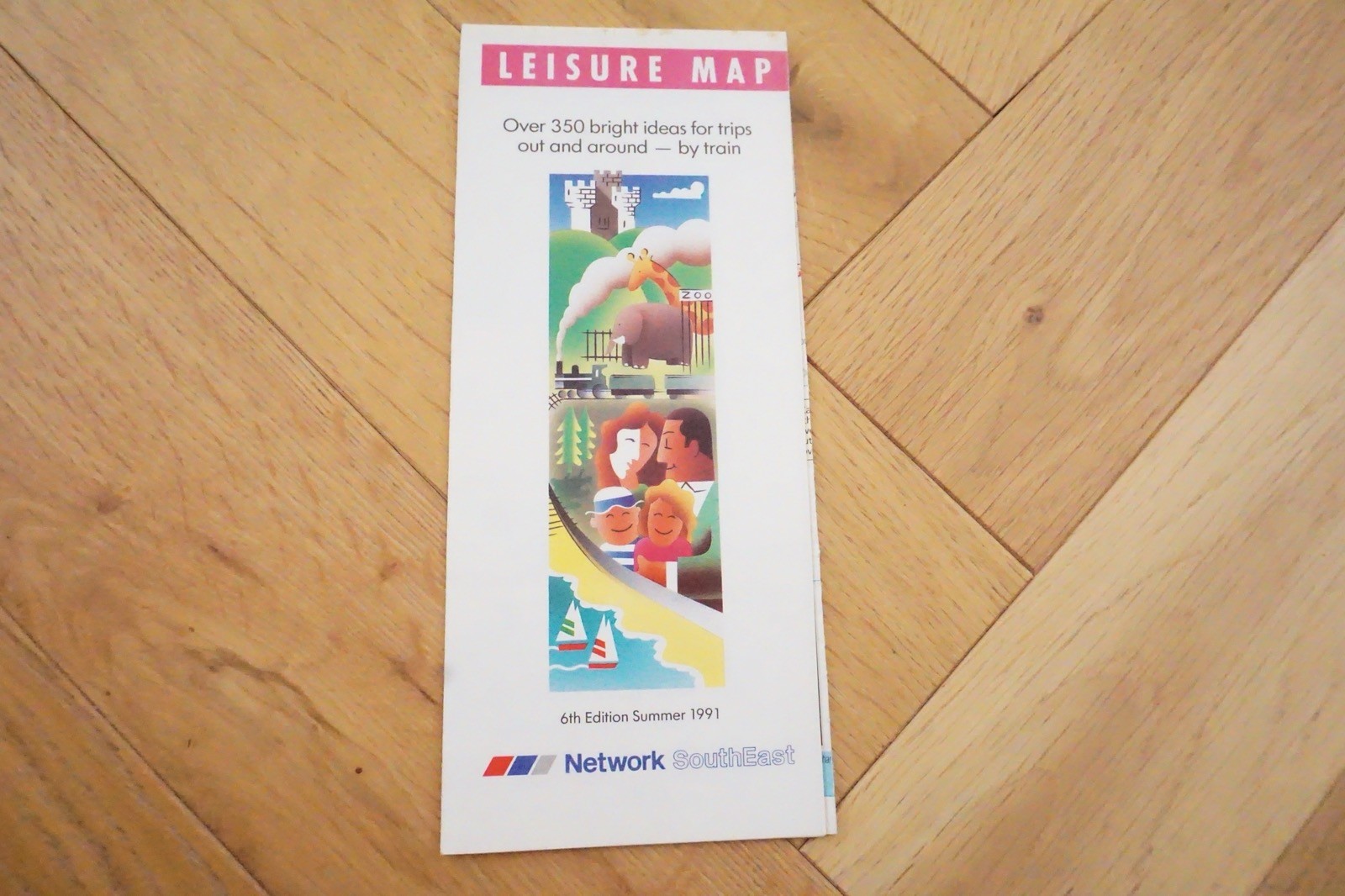 Summer 1991 NSE Network SouthEast Railway Map