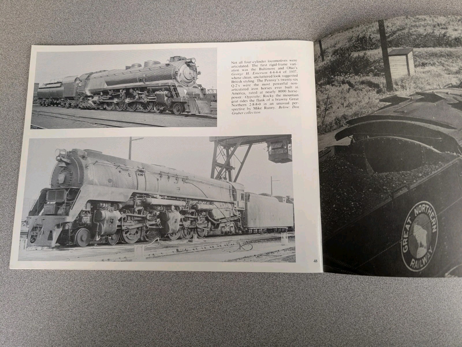 Vintage Giants of the Rails Articulated Steam Book + Rand McNally RR Maps
