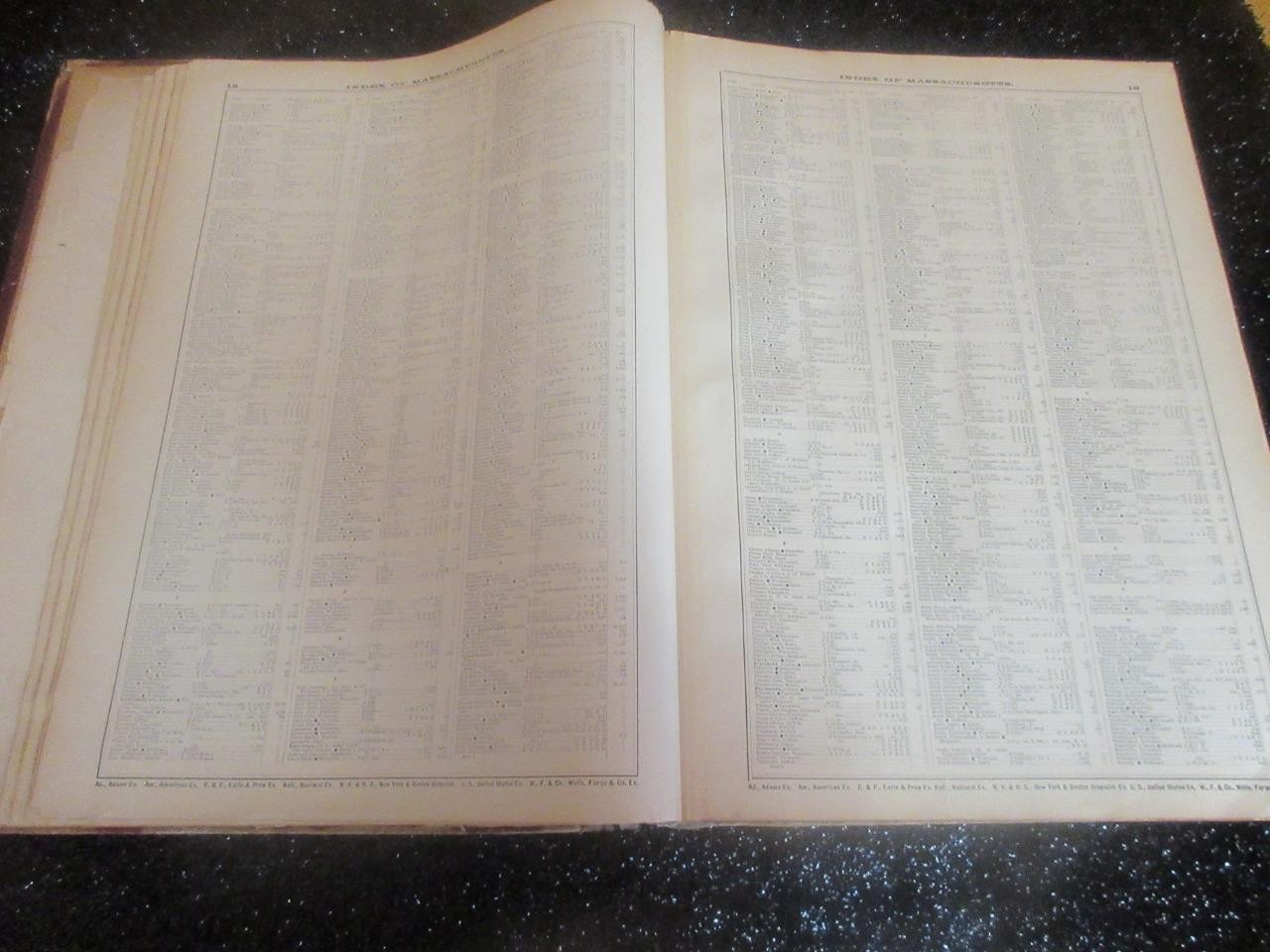 ORIGINAL 1896 CRAM’S STANDARD AMERICAN RAILWAY ATLAS OF THE WORLD COLOR MAPS
