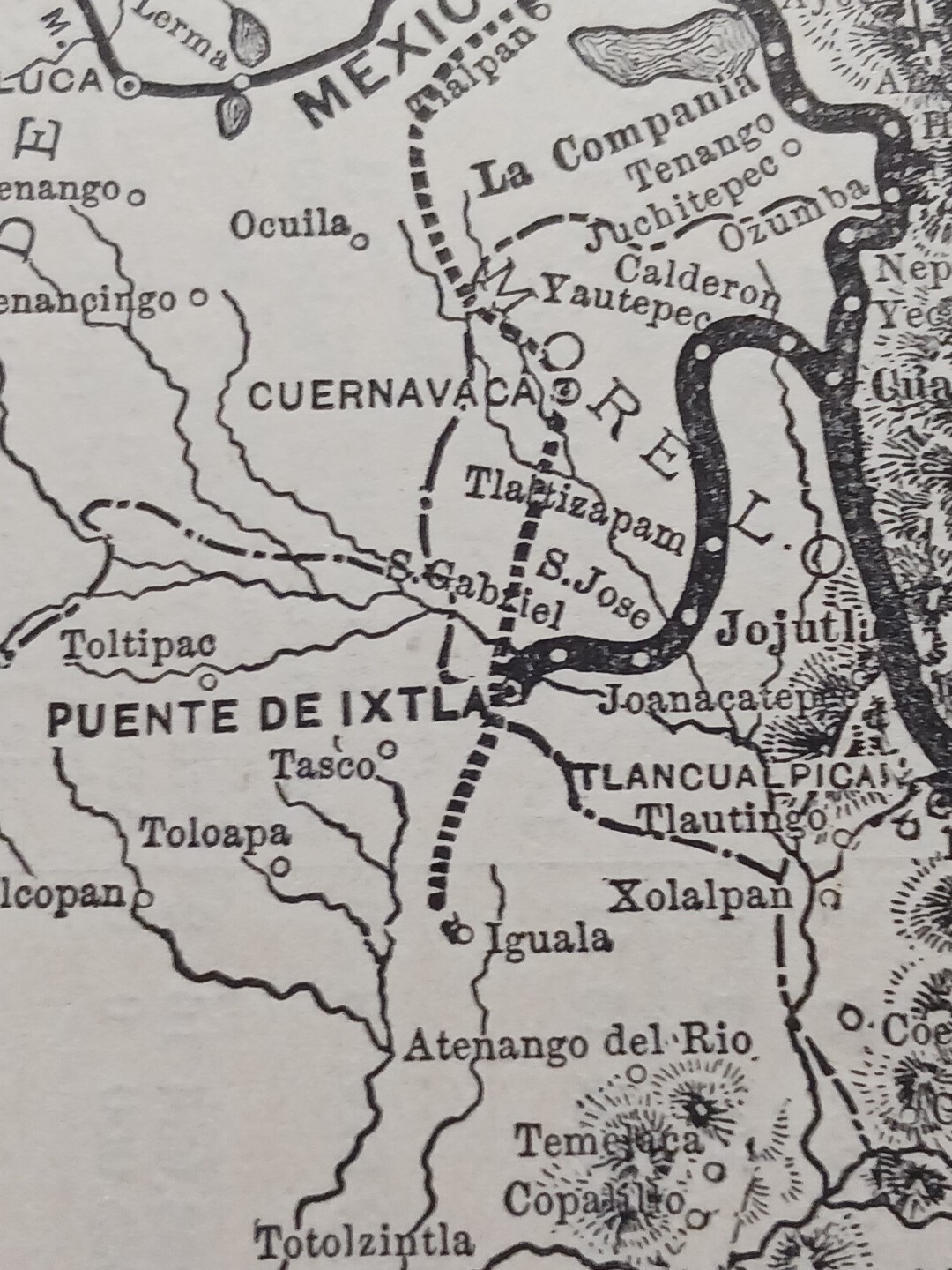 1902 Train Route Map + Report INTEROCEANIC RAILWAY OF MEXICO Vera Cruz Railroad