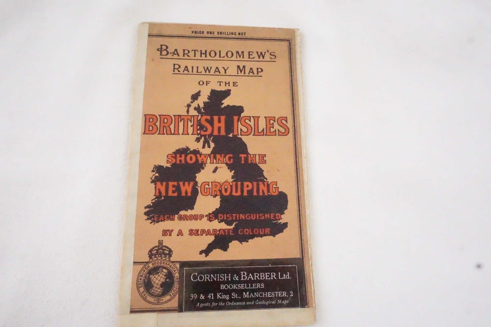 1927 Bartholomews British Isles Pre Grouping Railway Map