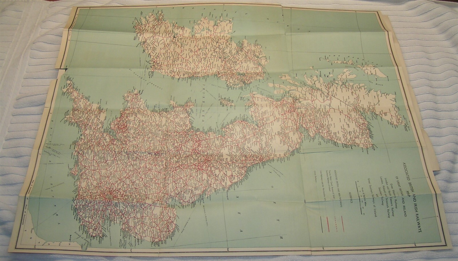 1950’s Collection of 2 Great Britain & Ireland Railway Maps