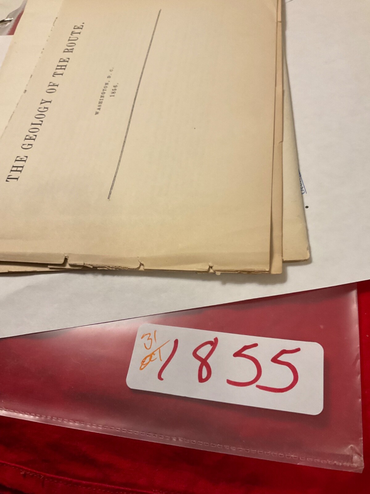 US ARMY TRANSCONTINENTAL 1855 COLOR CHART ROUTE TO YHE PACIFIC DETAILED 1855