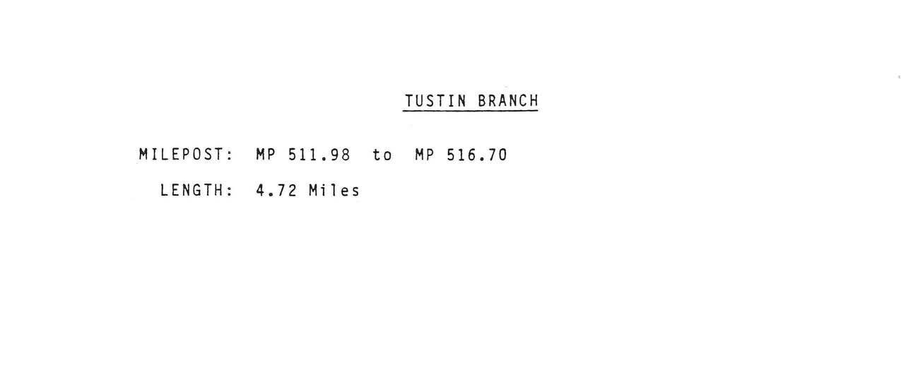 Southern Pacific RR 1968 Tustin Branch SPINS Zones 44-46 PDF Pages on DVD