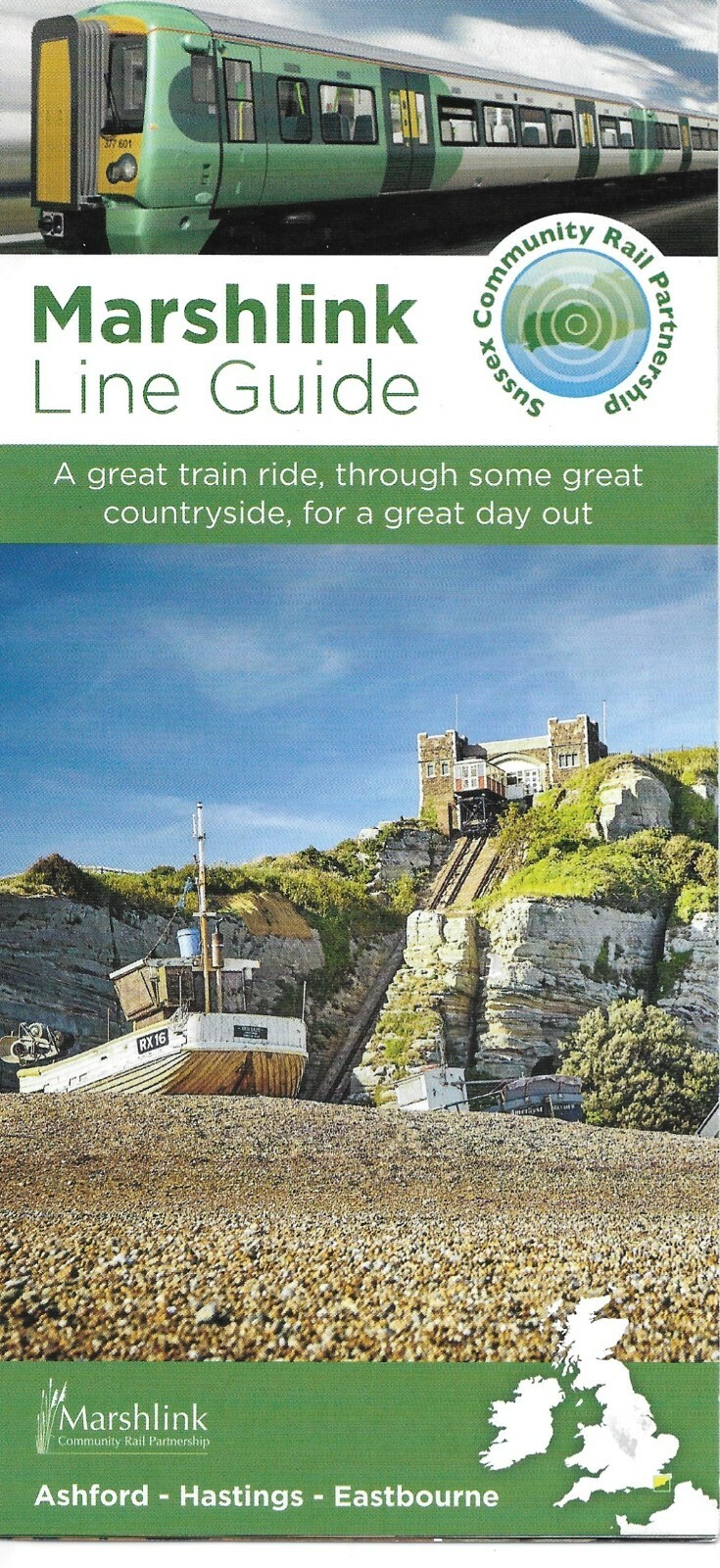 Marsh Link Line – Train, Eastbourne Hastings Ashford – Route Guide Tourist